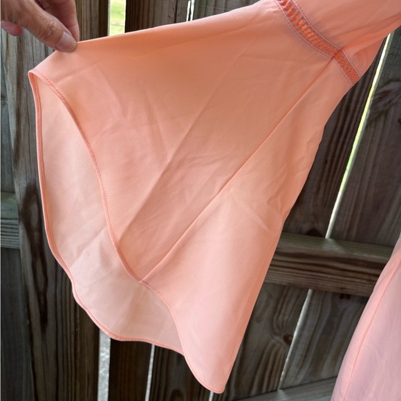 Crosby by Mollie Burch Long Flowing Bell Sleeve Dress with Cutout Details Size M - Picture 3 of 7